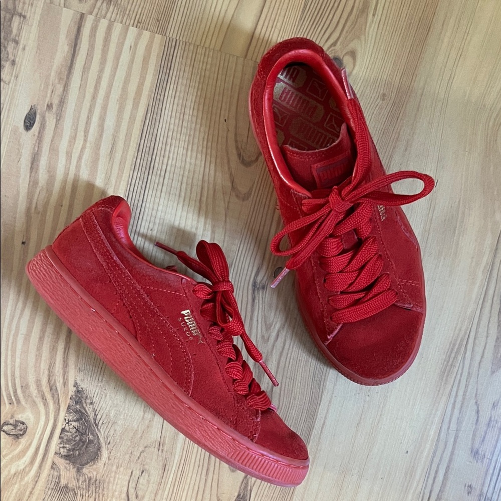 Puma Kids Red Sneakers